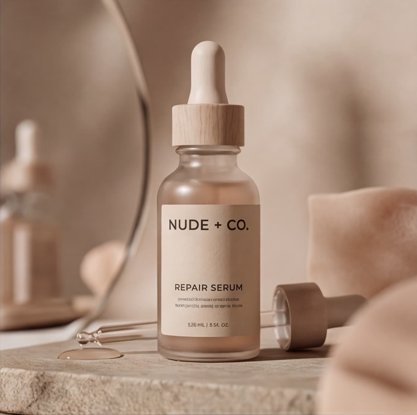 Beauty product photography example