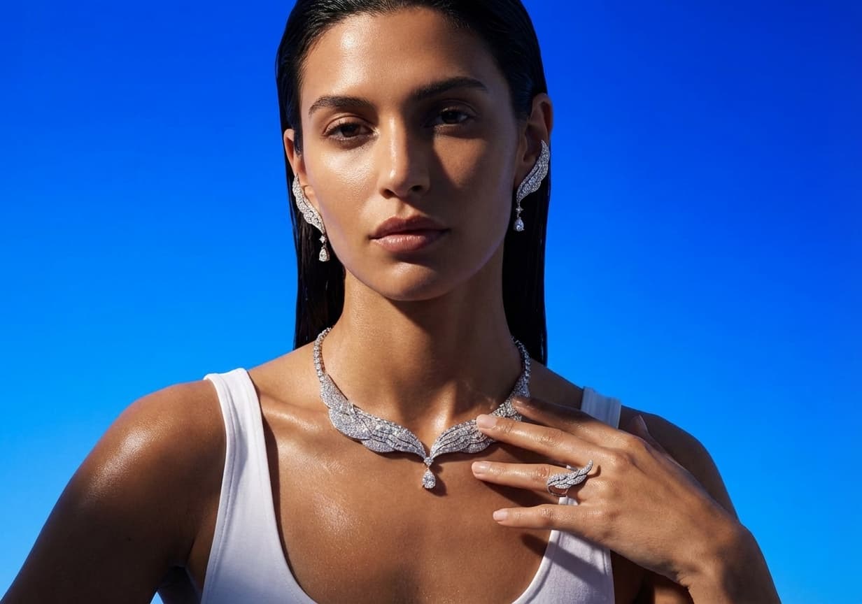 Jewelry product photography example