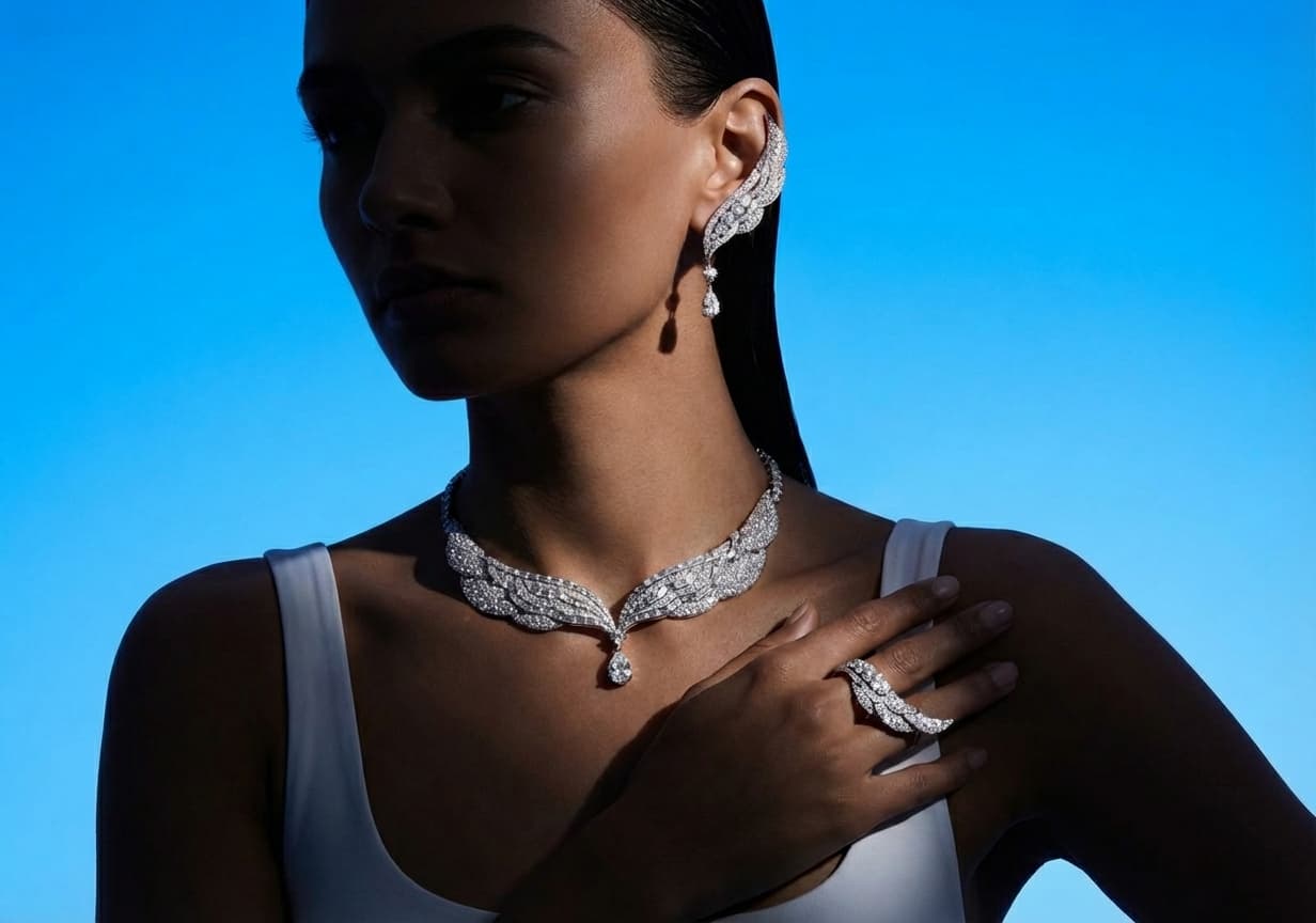 Jewelry product photography example