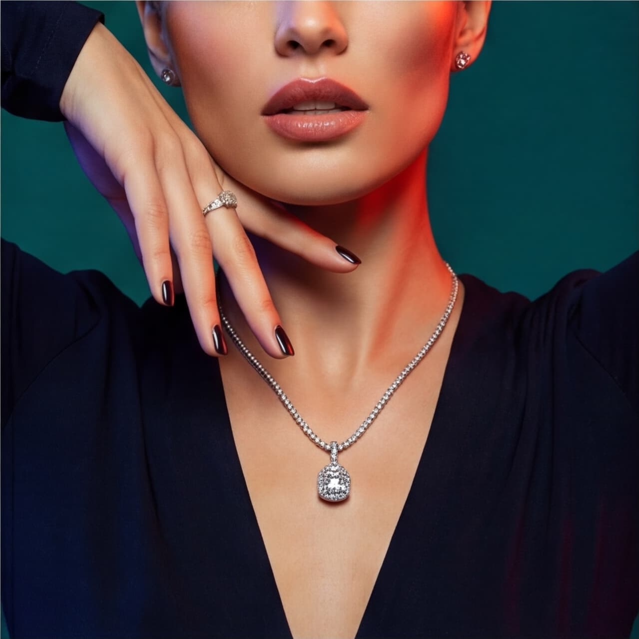 Jewelry product photography example